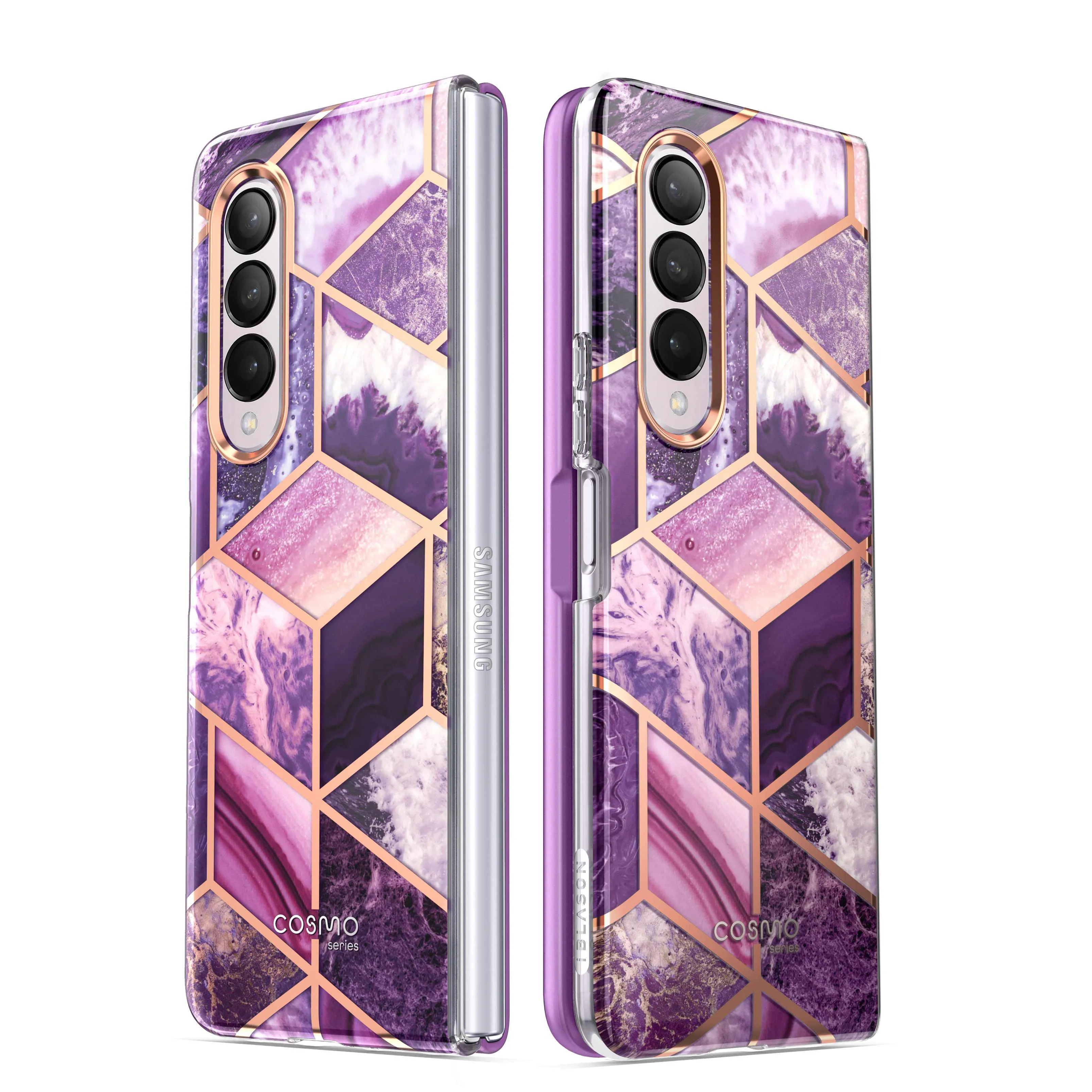 Galaxy Z Fold3 Cosmo -Marble Purple