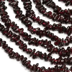 Garnet Chips - 80cm Strand