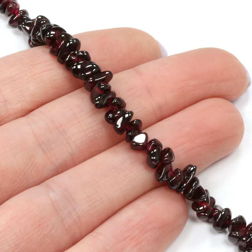 Garnet Chips - 80cm Strand