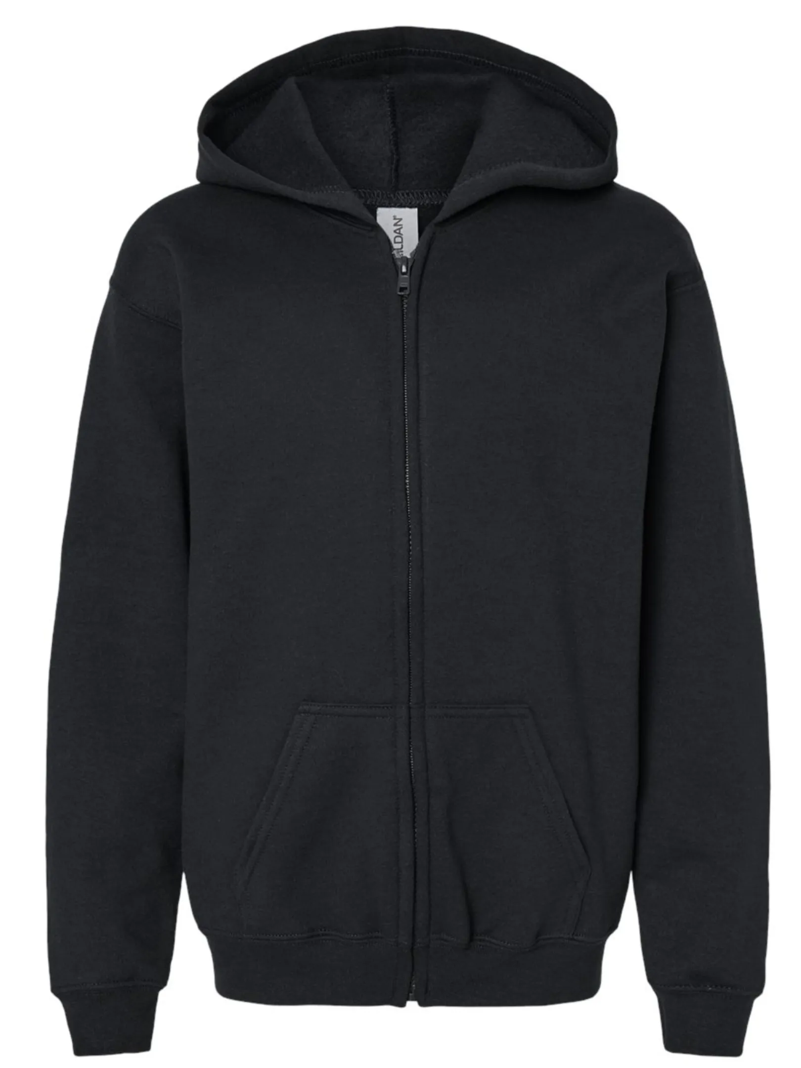 Gildan - Heavy Blend™ Youth Full-Zip Hooded Sweatshirt - Black , Sport Grey or Royal