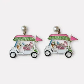 Golf Cart Earrings