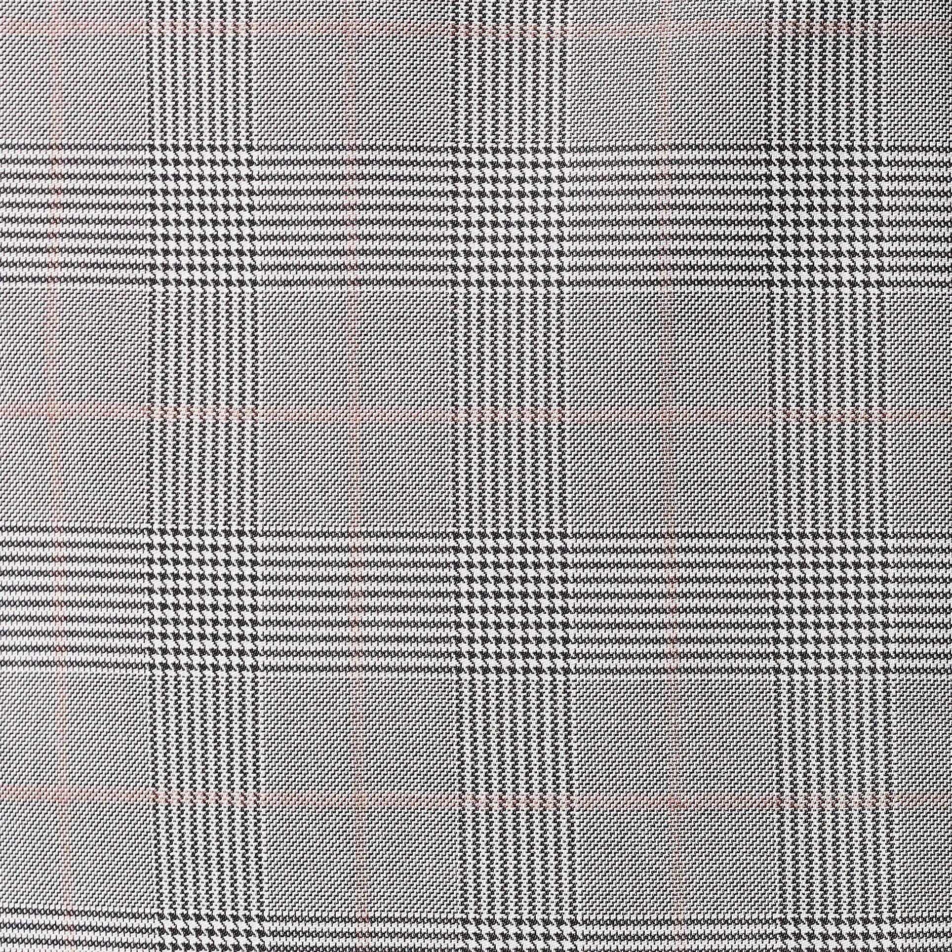 Gray and Rust Glenn Plaid 3 Piece Suit