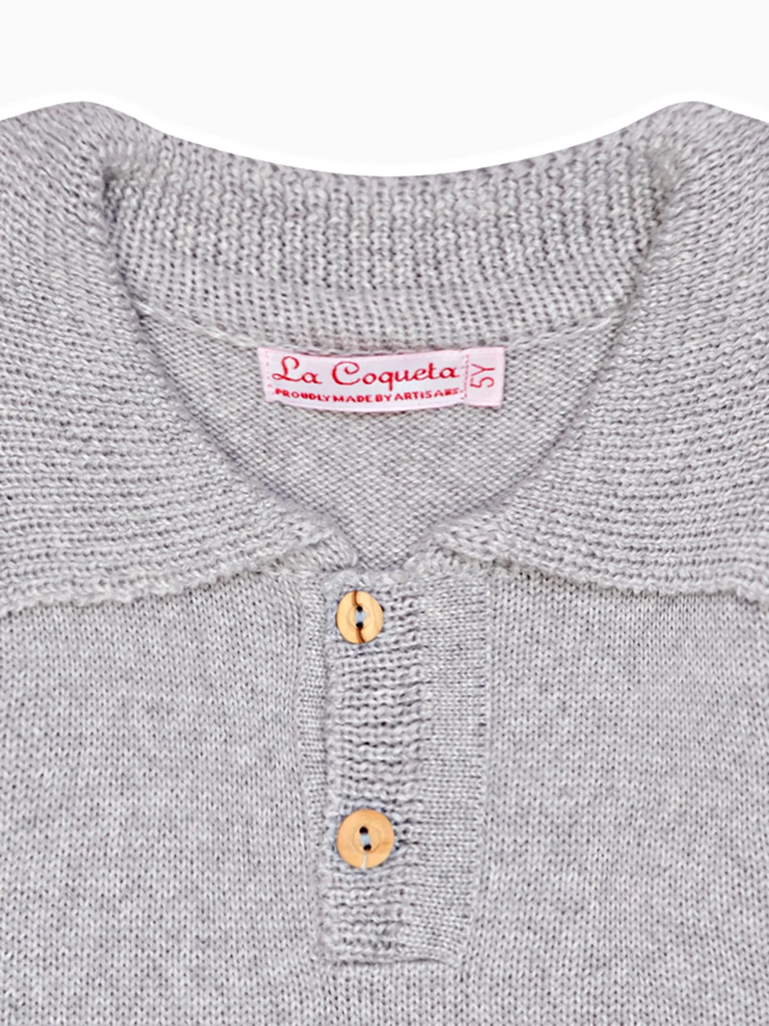 Grey Brio Merino Boy Jumper