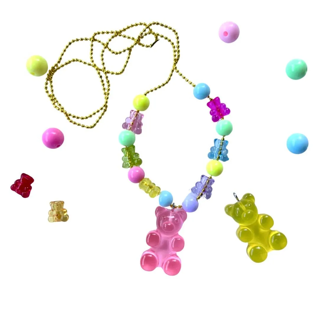 Gummy Bear Kids DIY Necklaces Craft Kit (Large)