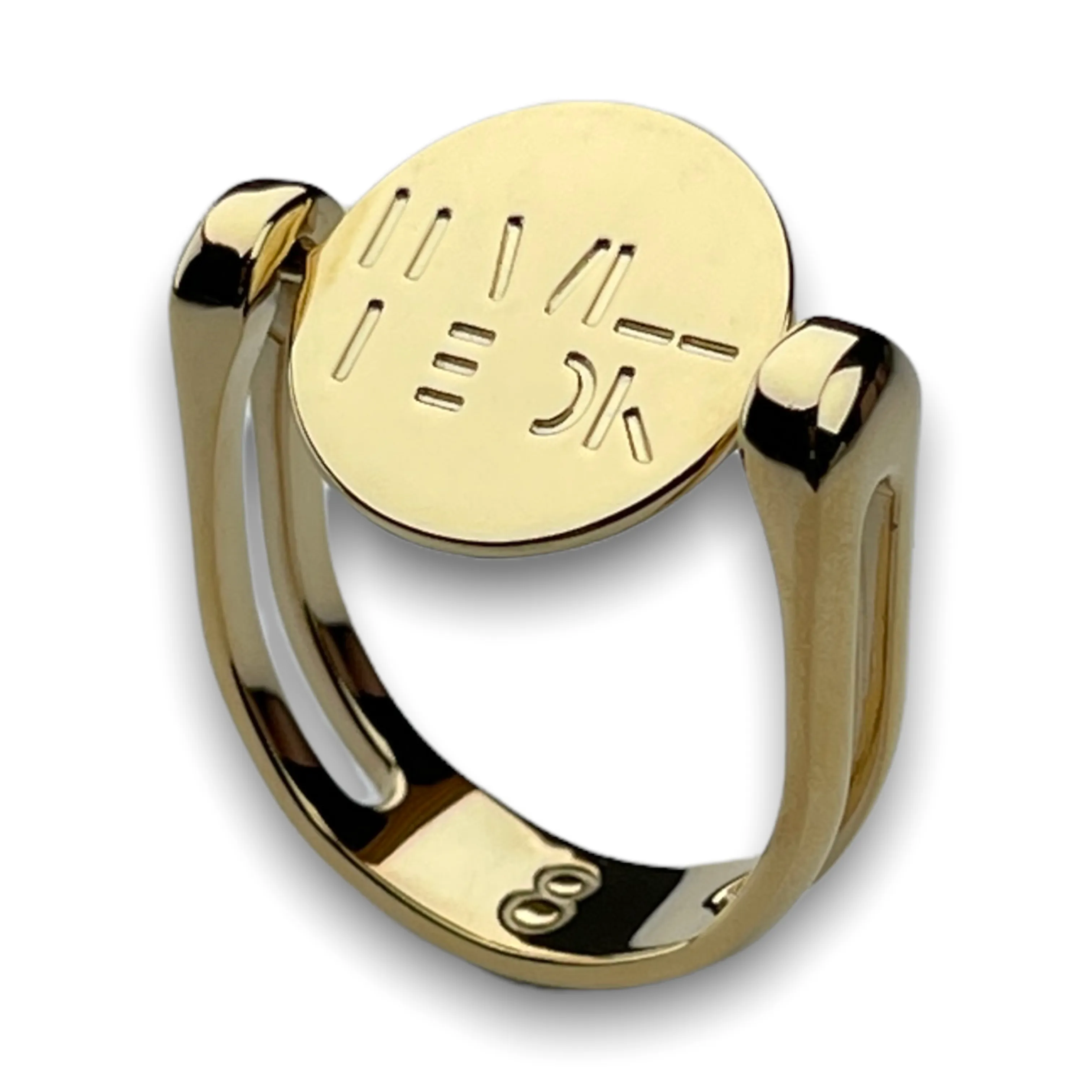 IT WILL BE OK Hidden Word Click n Spin Fidget Ring