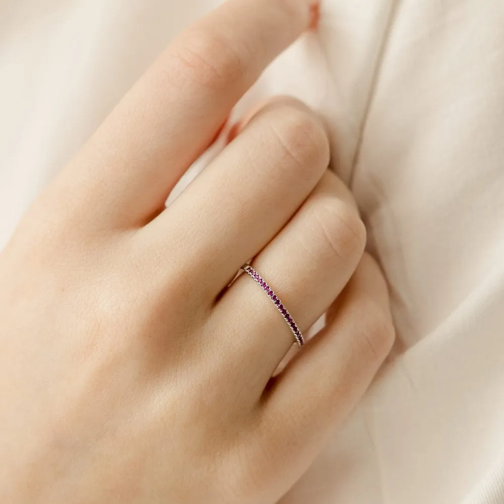 July Birthstone Stacking Ring