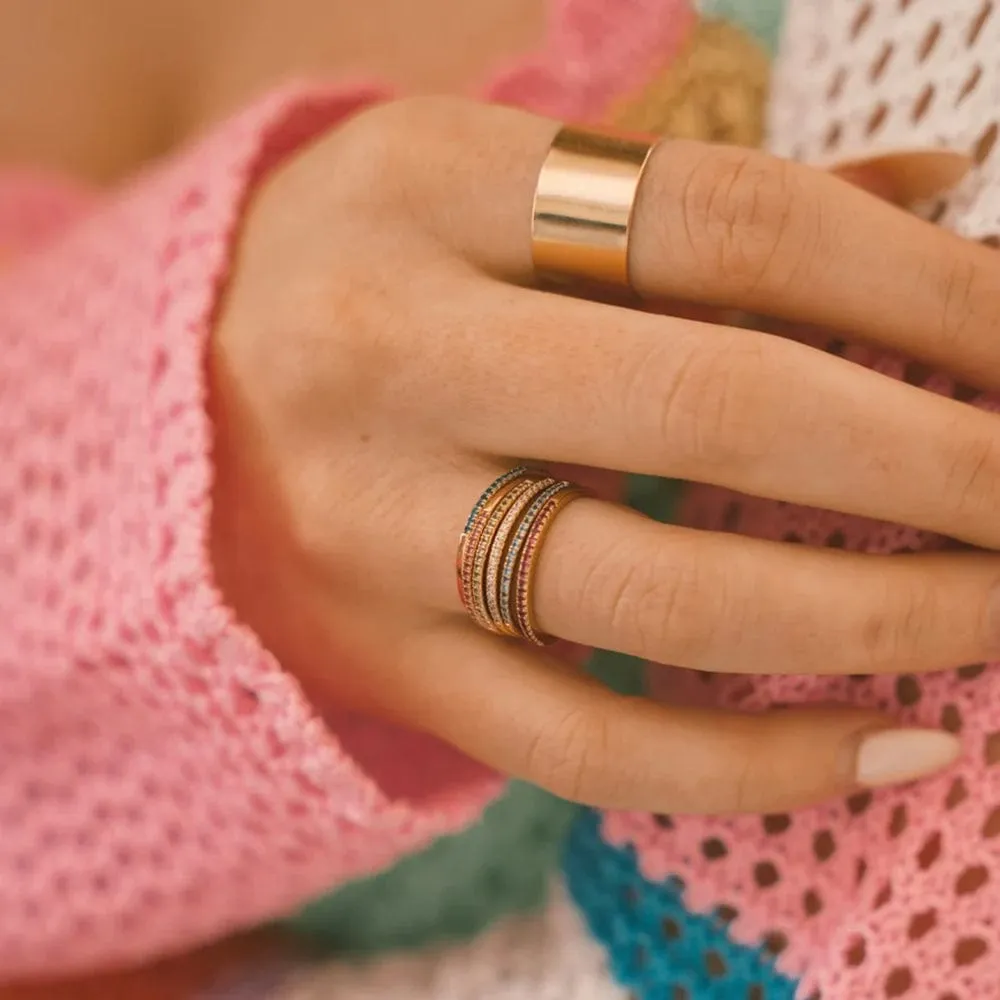 July Birthstone Stacking Ring