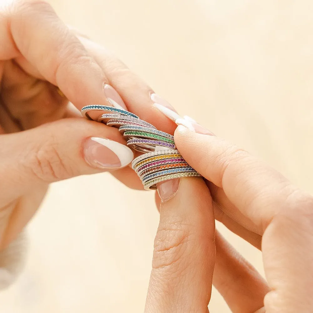 July Birthstone Stacking Ring