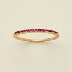 July Birthstone Stacking Ring