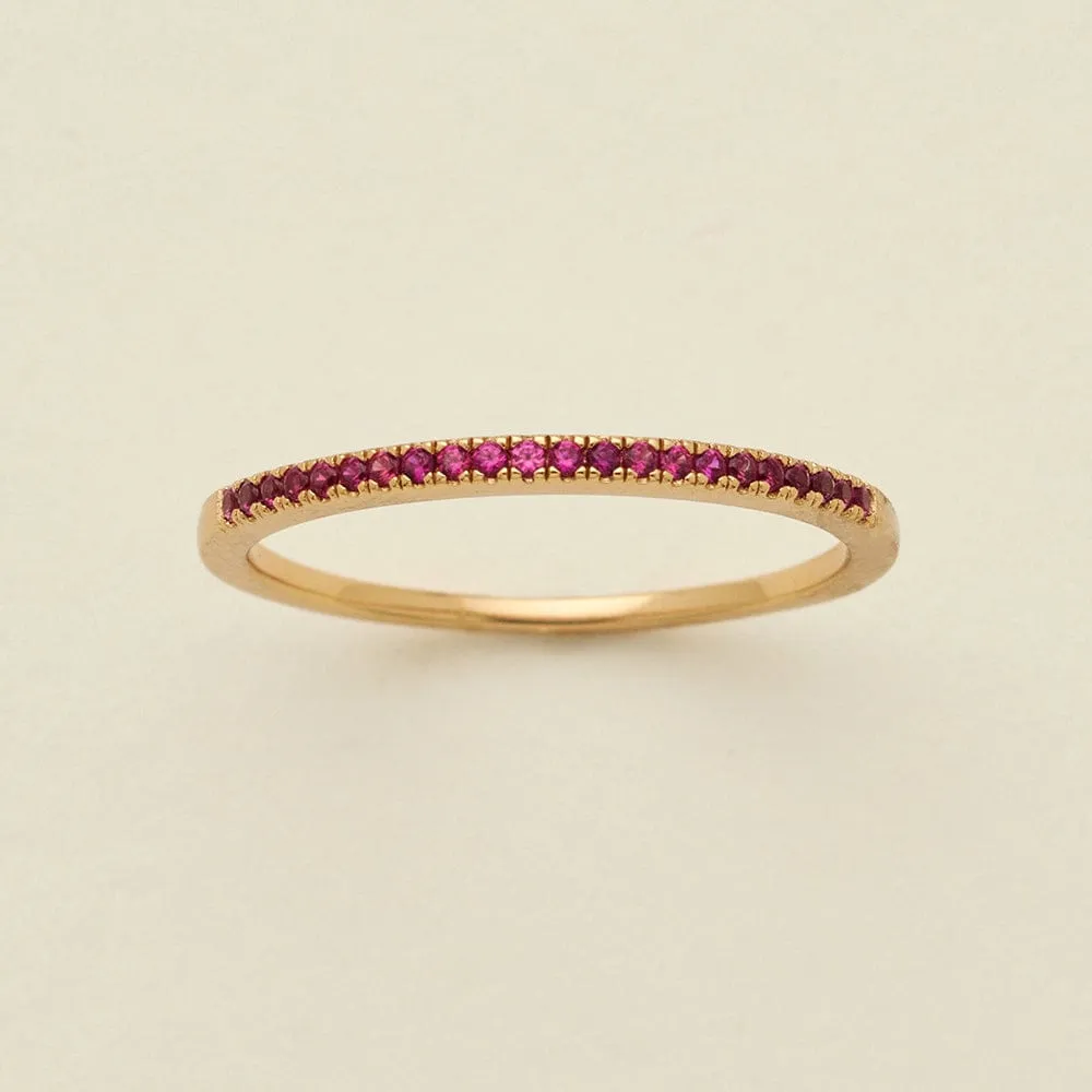 July Birthstone Stacking Ring