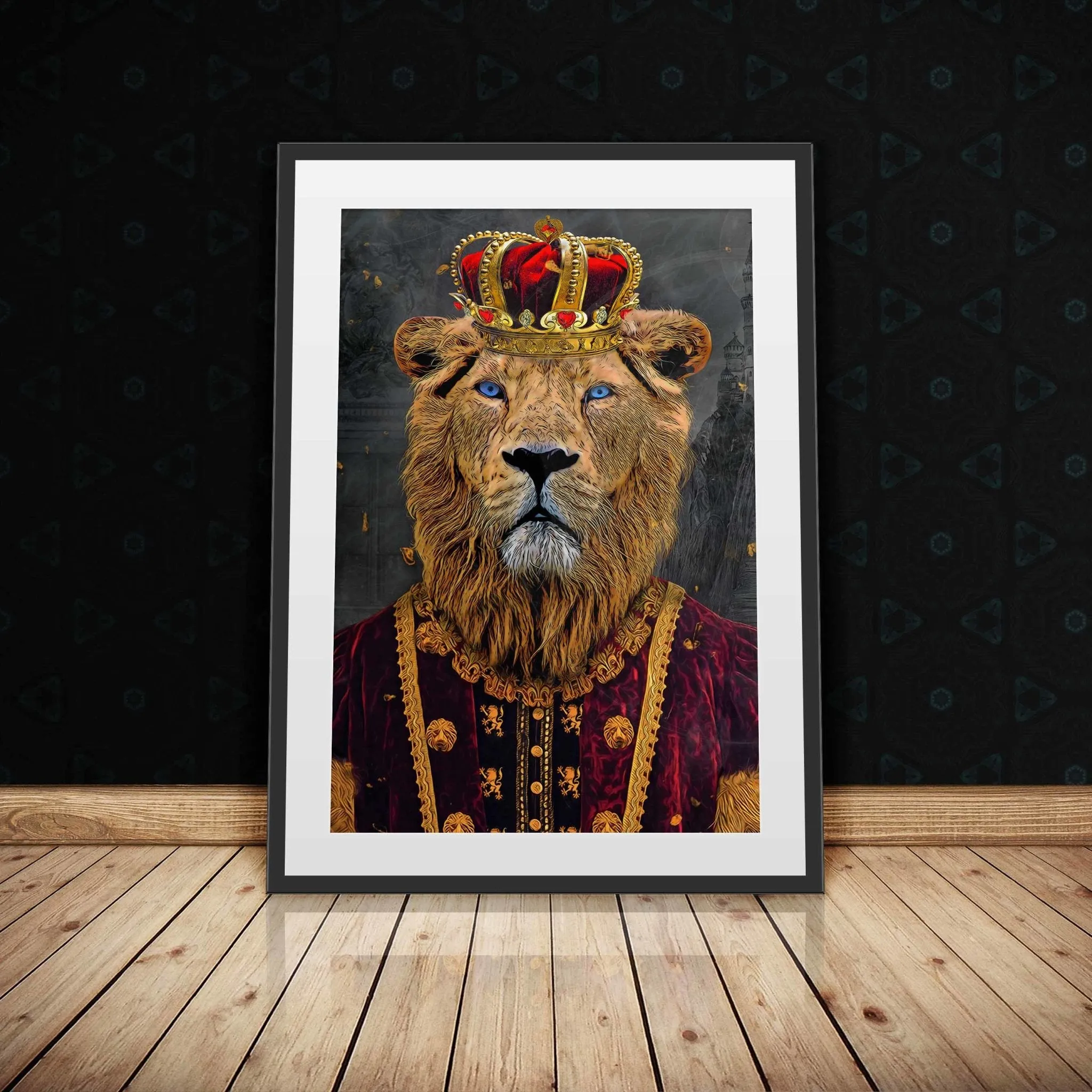 King of Lions Semi-gloss Print