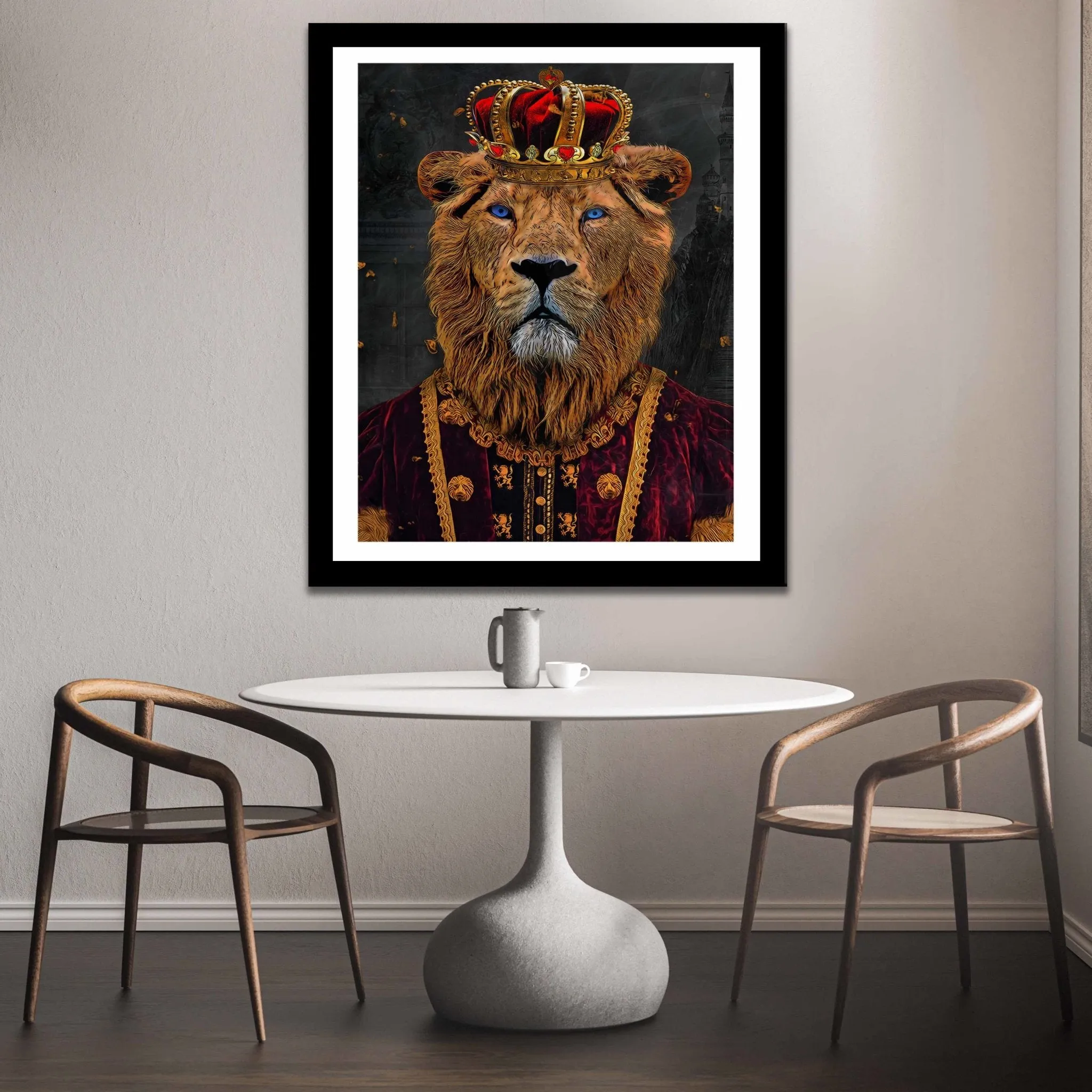 King of Lions Semi-gloss Print