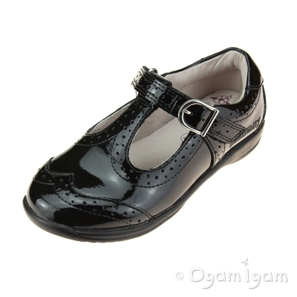 Lelli Kelly Jennette Girls Black Patent School Shoe