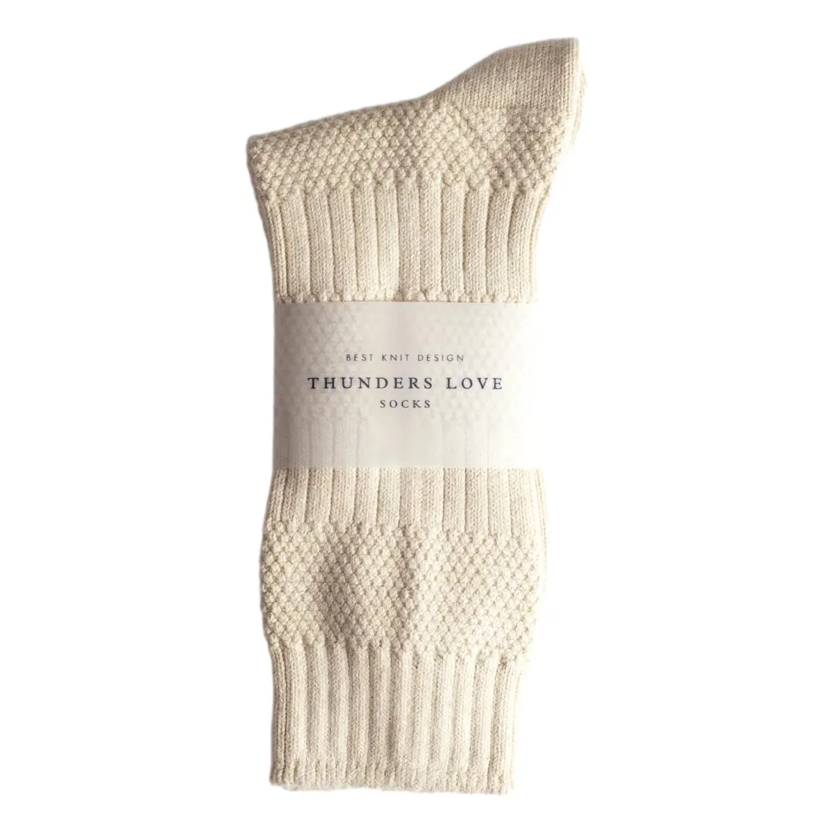 Link Collection Canalé Raw White Socks