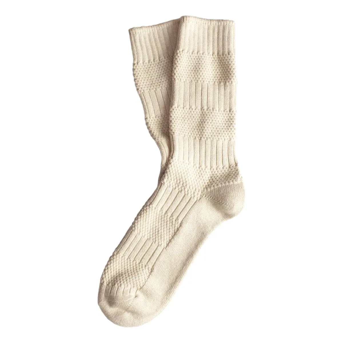 Link Collection Canalé Raw White Socks