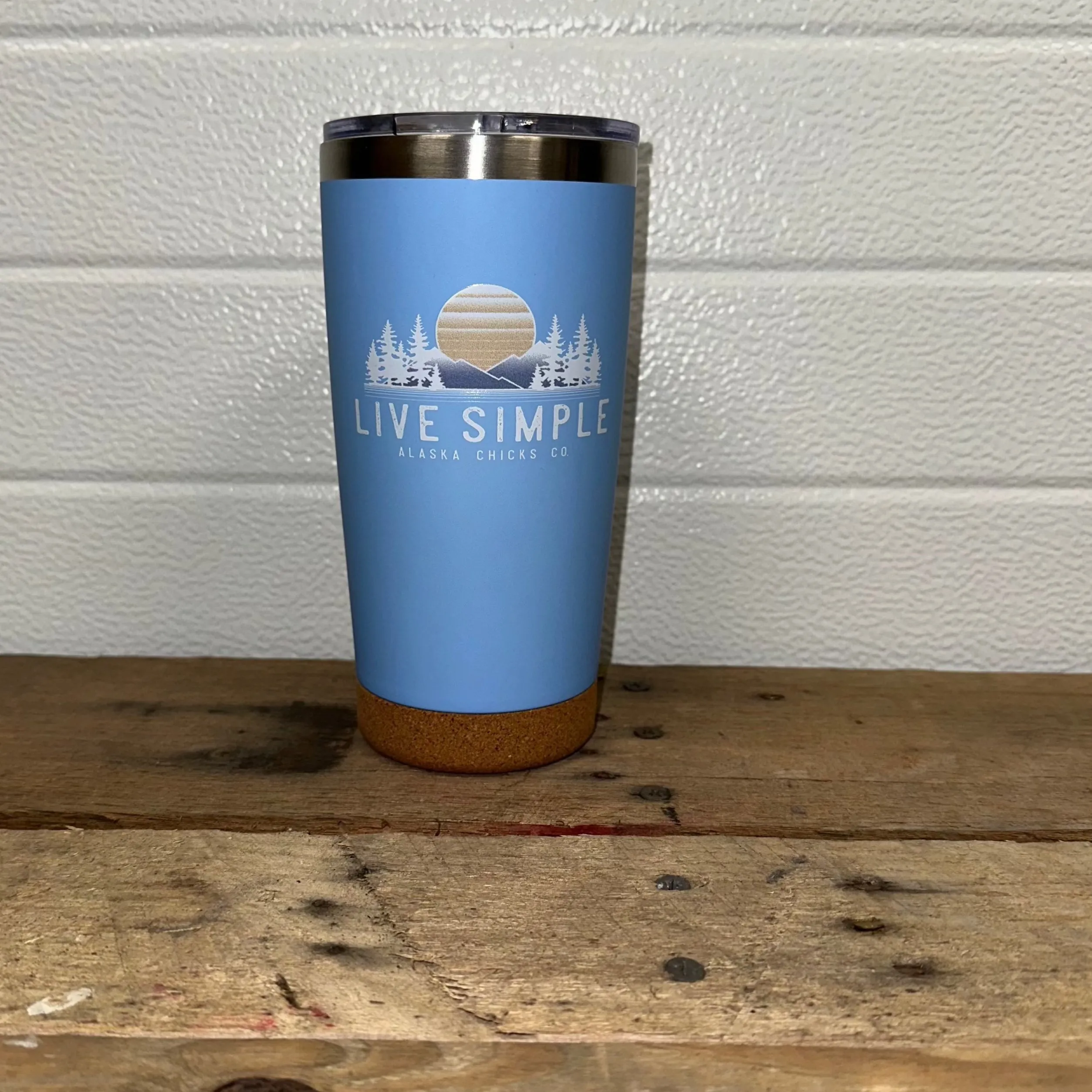 Live Simple Sunset Tumbler