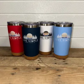 Live Simple Sunset Tumbler