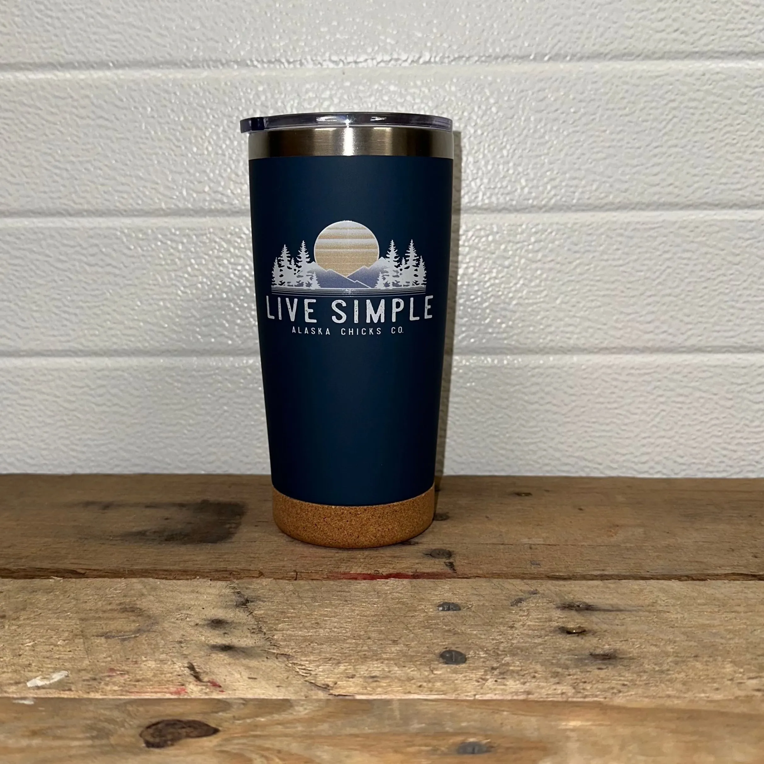 Live Simple Sunset Tumbler