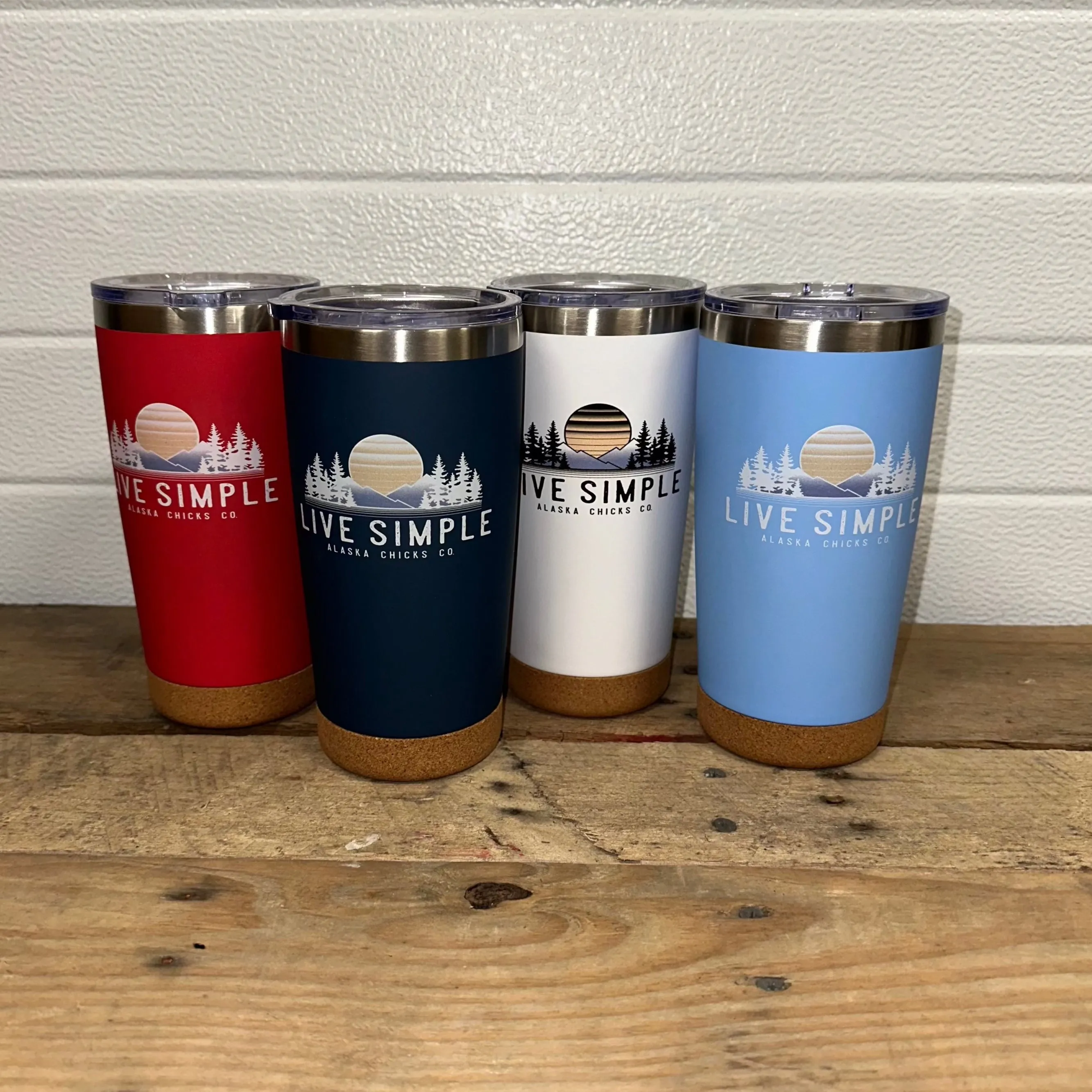 Live Simple Sunset Tumbler