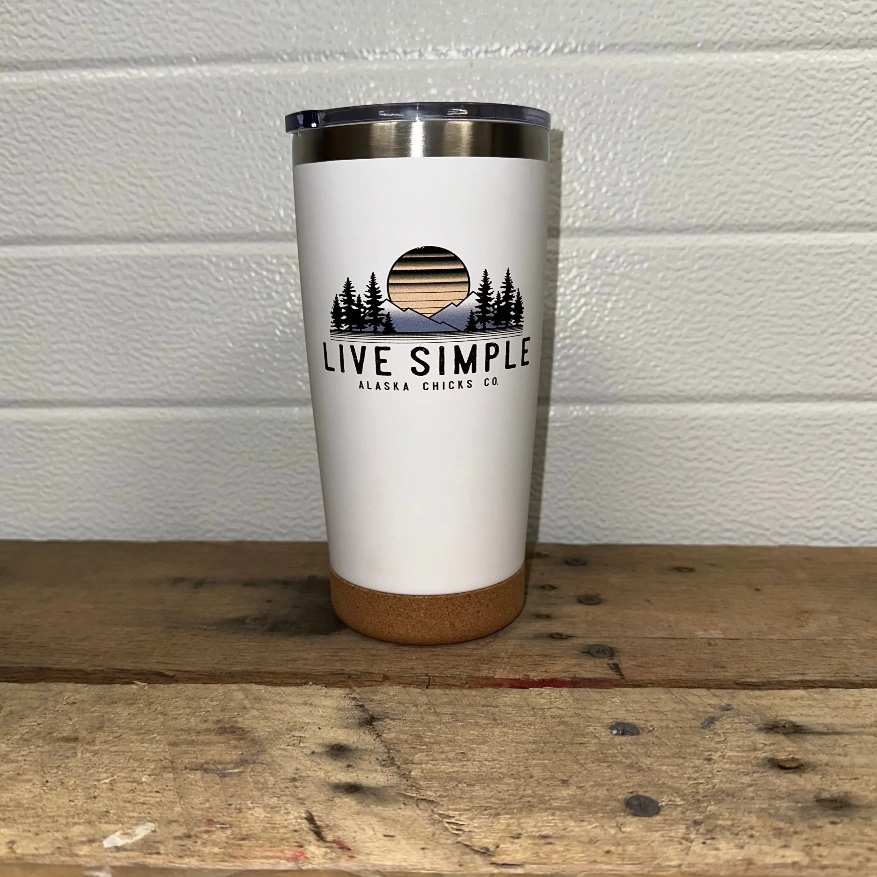 Live Simple Sunset Tumbler