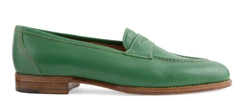 LOAFER WITH PENNY STRAP CALF LEATHER HAND WELTED BLAKE STITCHES