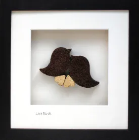 Love Birds - Square frame