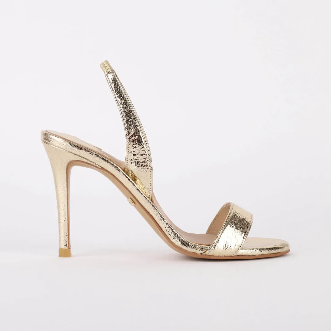 MADRID METALLIC- high sandal