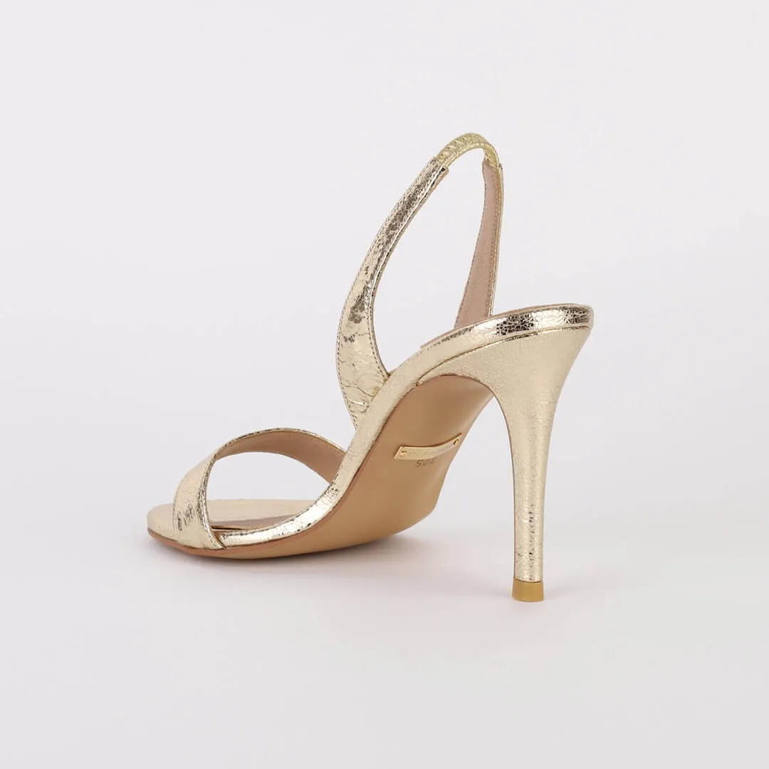 MADRID METALLIC- high sandal