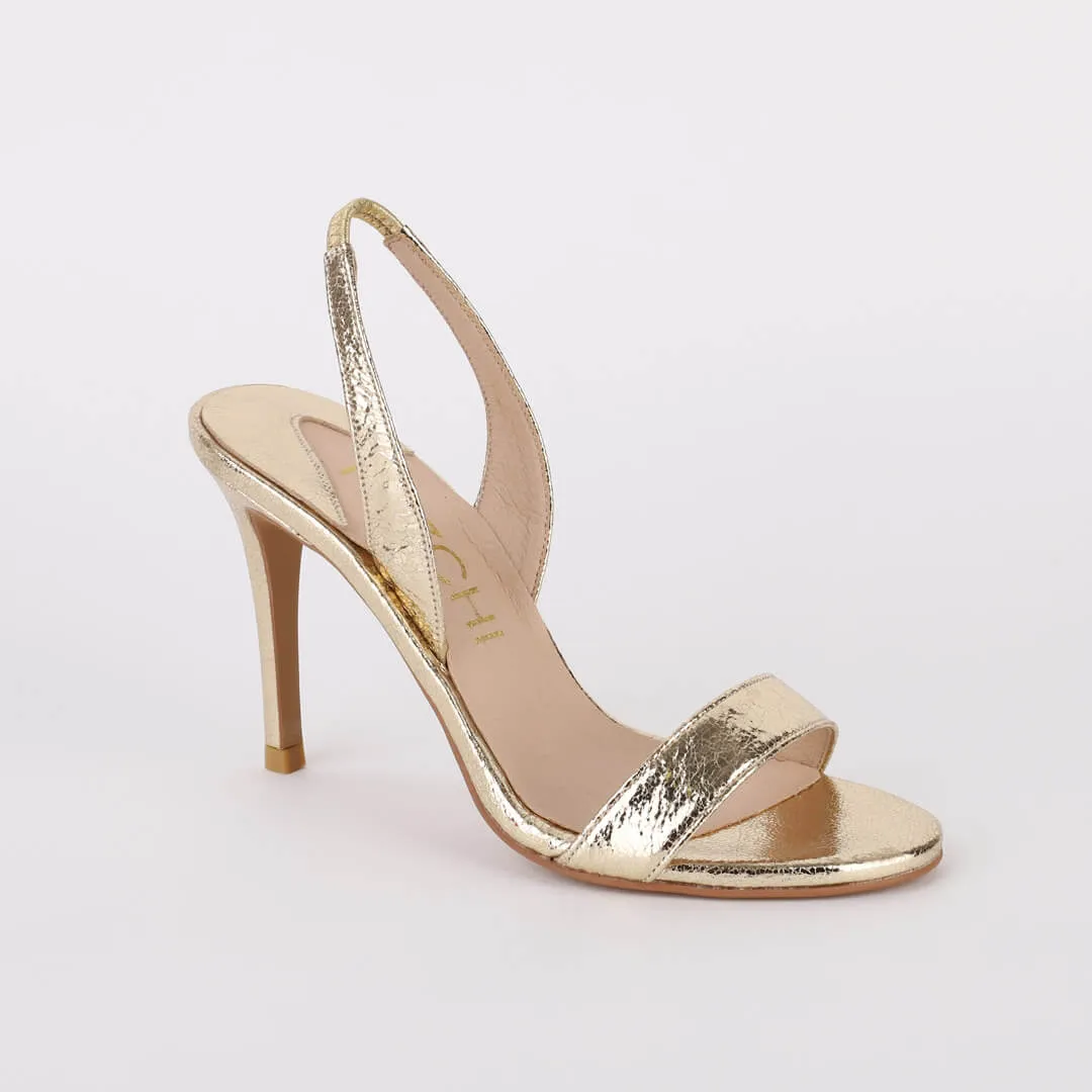 MADRID METALLIC- high sandal