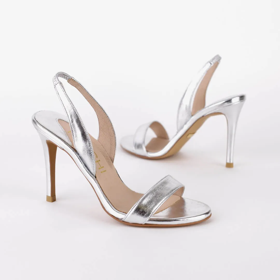 MADRID METALLIC- high sandal