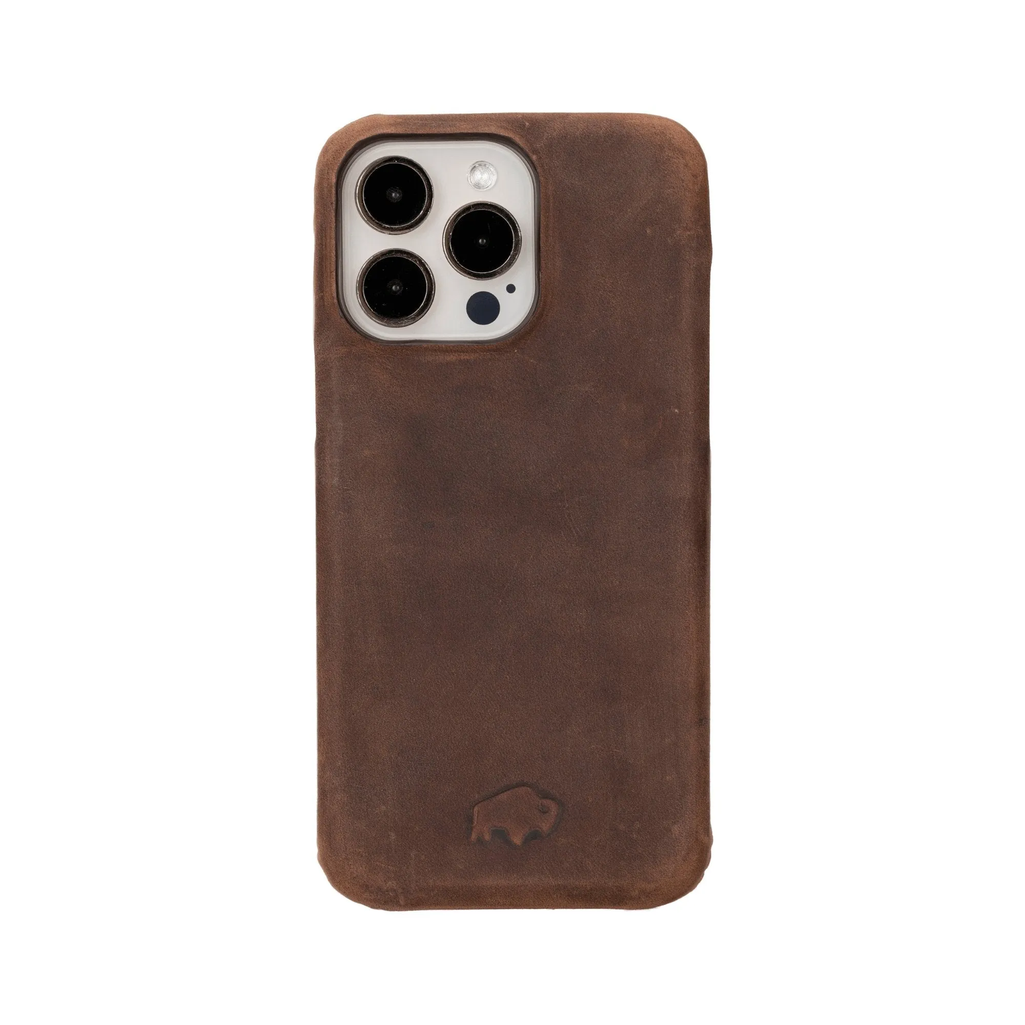 Mason iPhone 15 Pro Max Case, Distressed Coffee