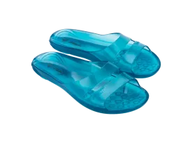 Melissa The Real Jelly Slide AD Blue Slipons