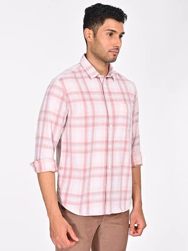 Men Checked Full Sleeve Cotton Shirt