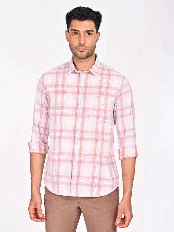 Men Checked Full Sleeve Cotton Shirt