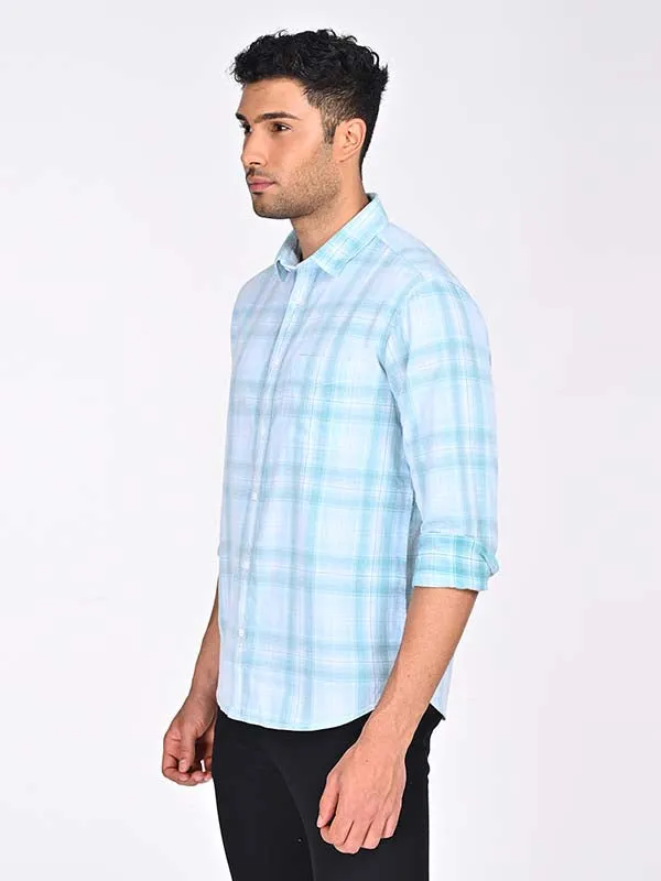 Men Checked Full Sleeve Cotton Shirt