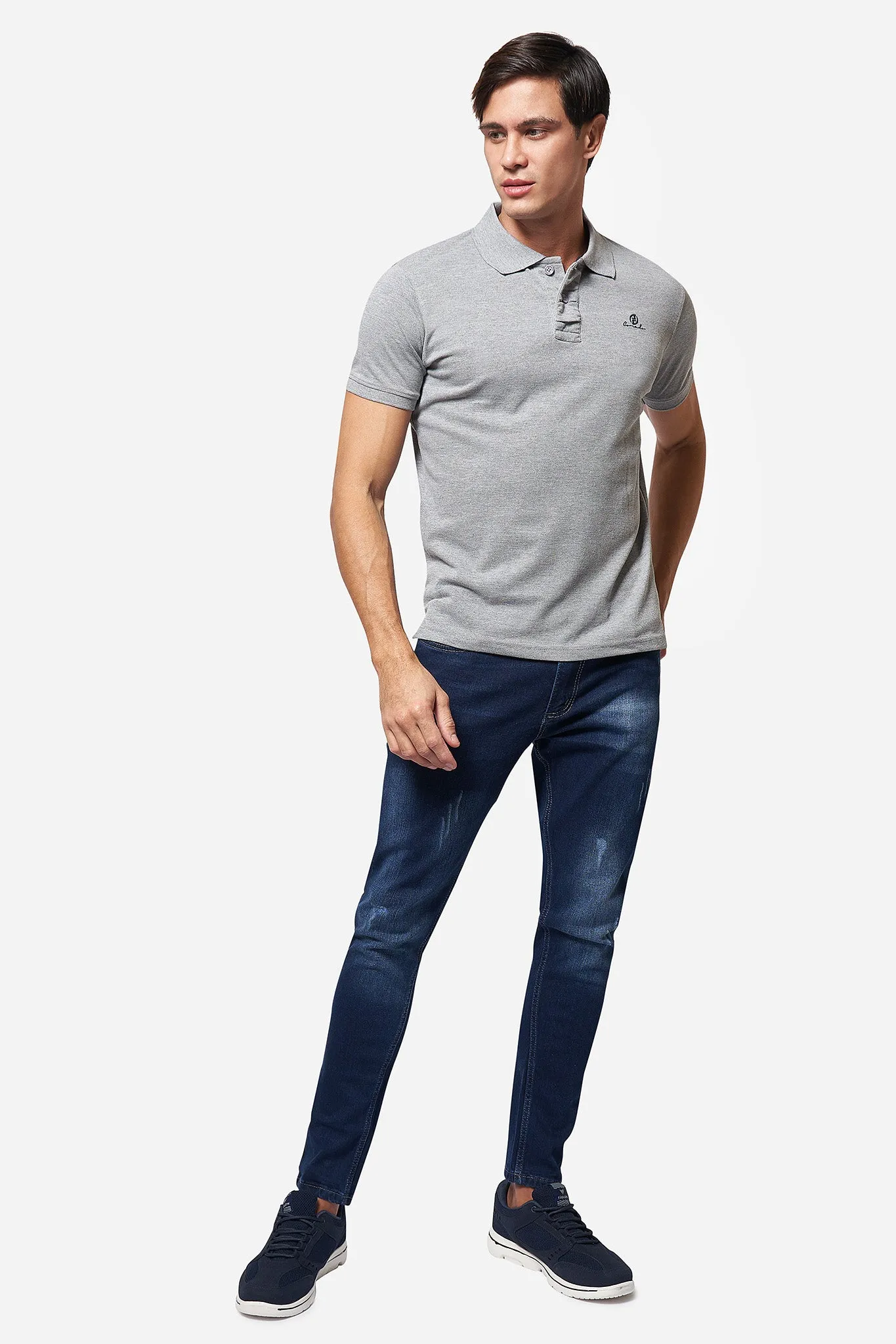 MEN'S POLO TSHIRT CORADO CLASSIC BUTTON