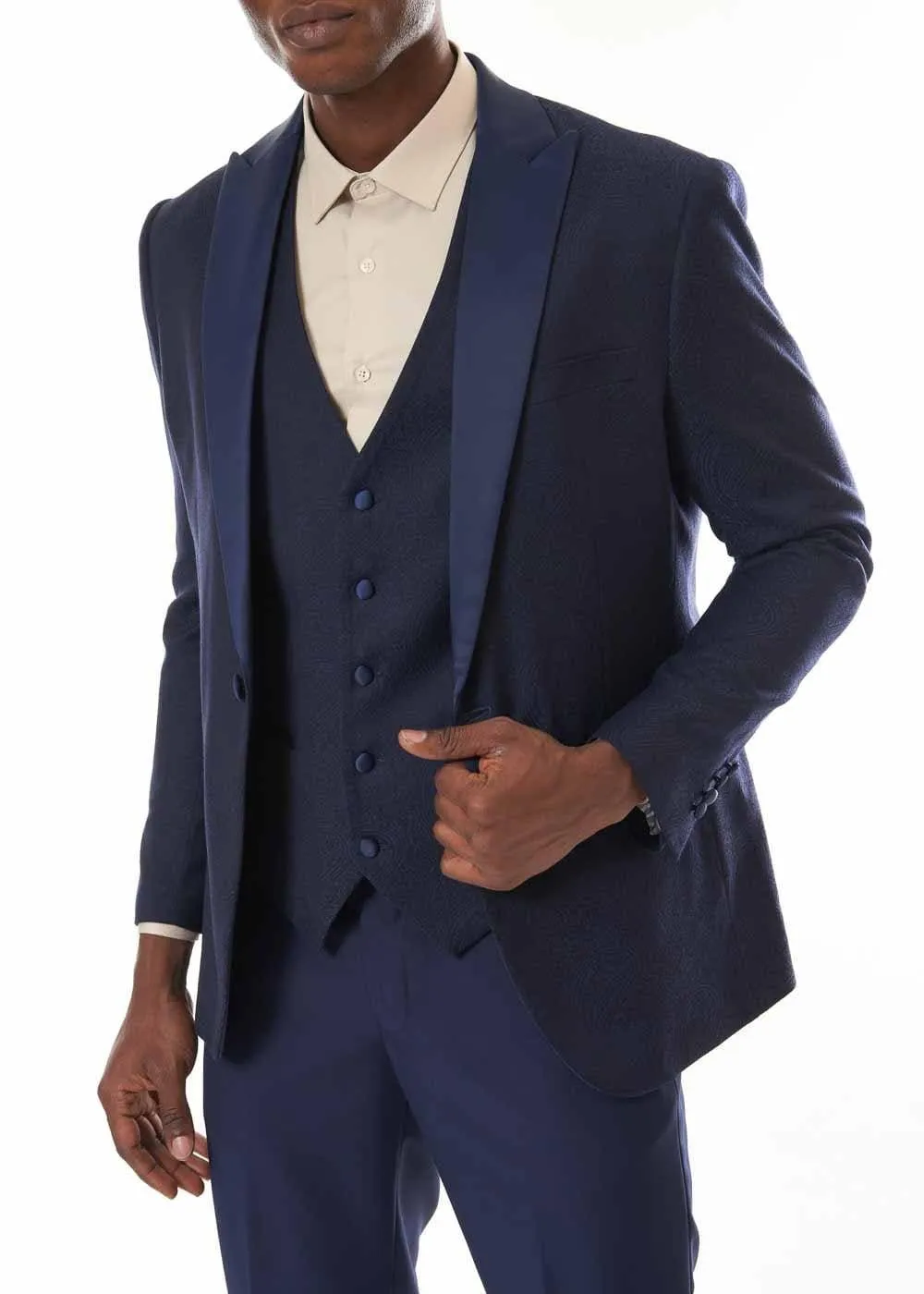 MEN'S SUIT LS IN MOSAIC