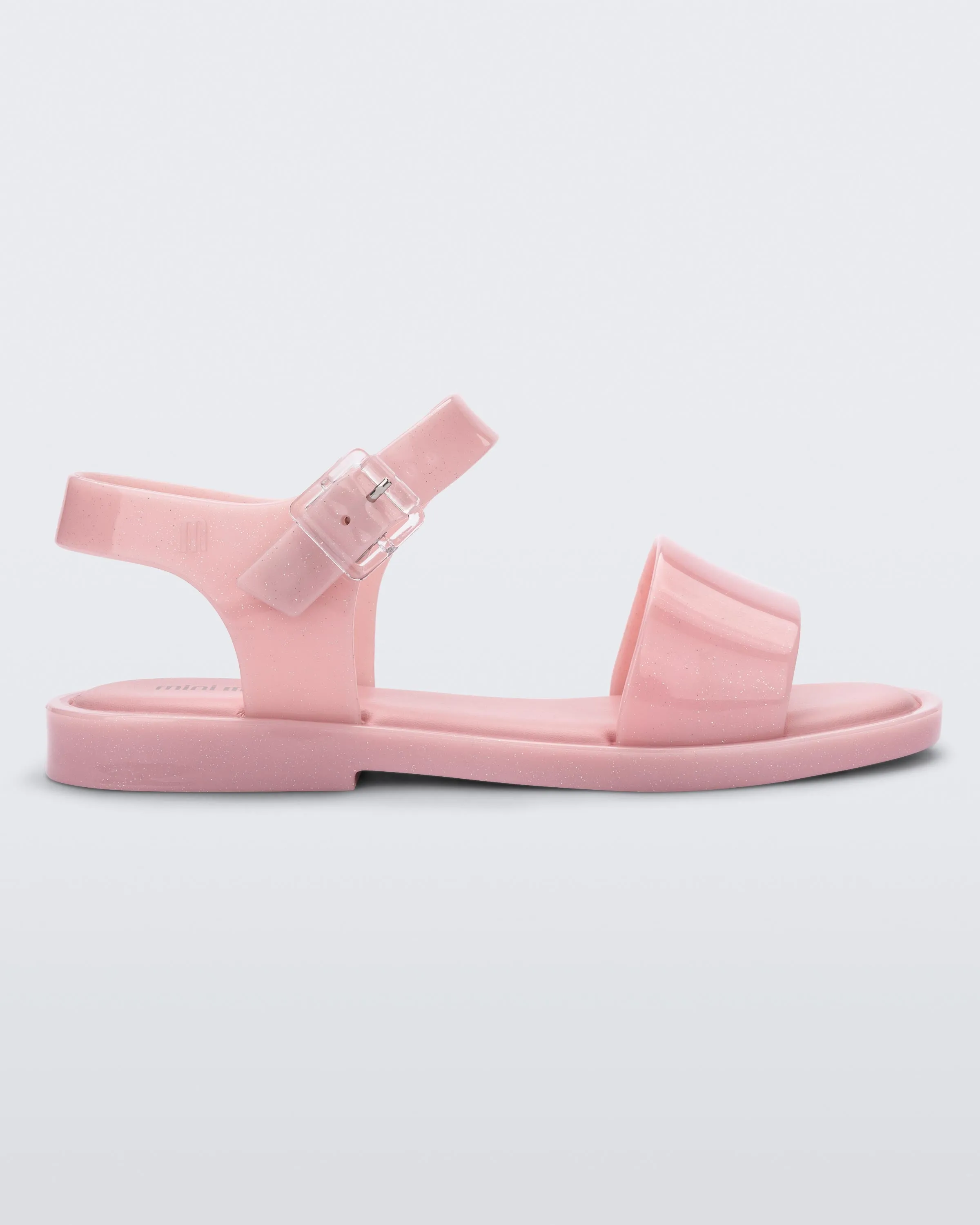 Mini Melissa Mar Glitter Pink Sandal For Girl