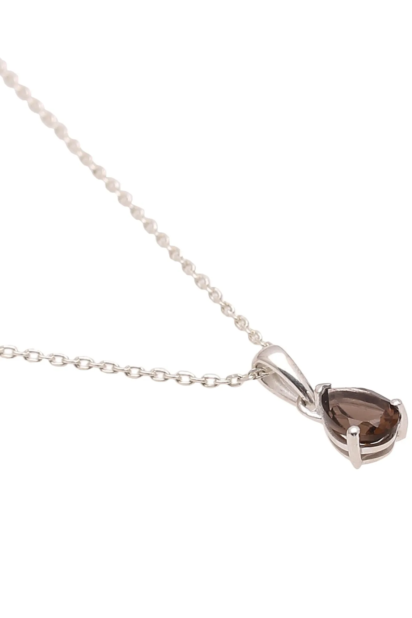 Naazuk necklace, smokey quartz - Wholesale