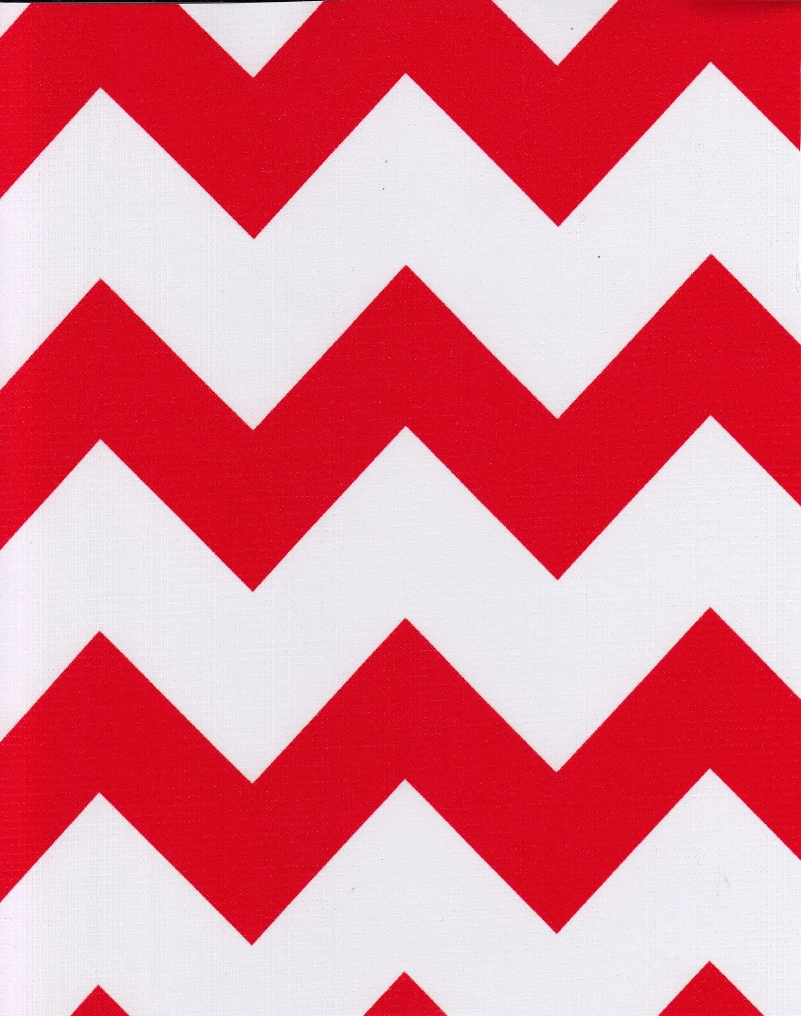 Odd Sized Chevron Red Oilcloth Tablecloths