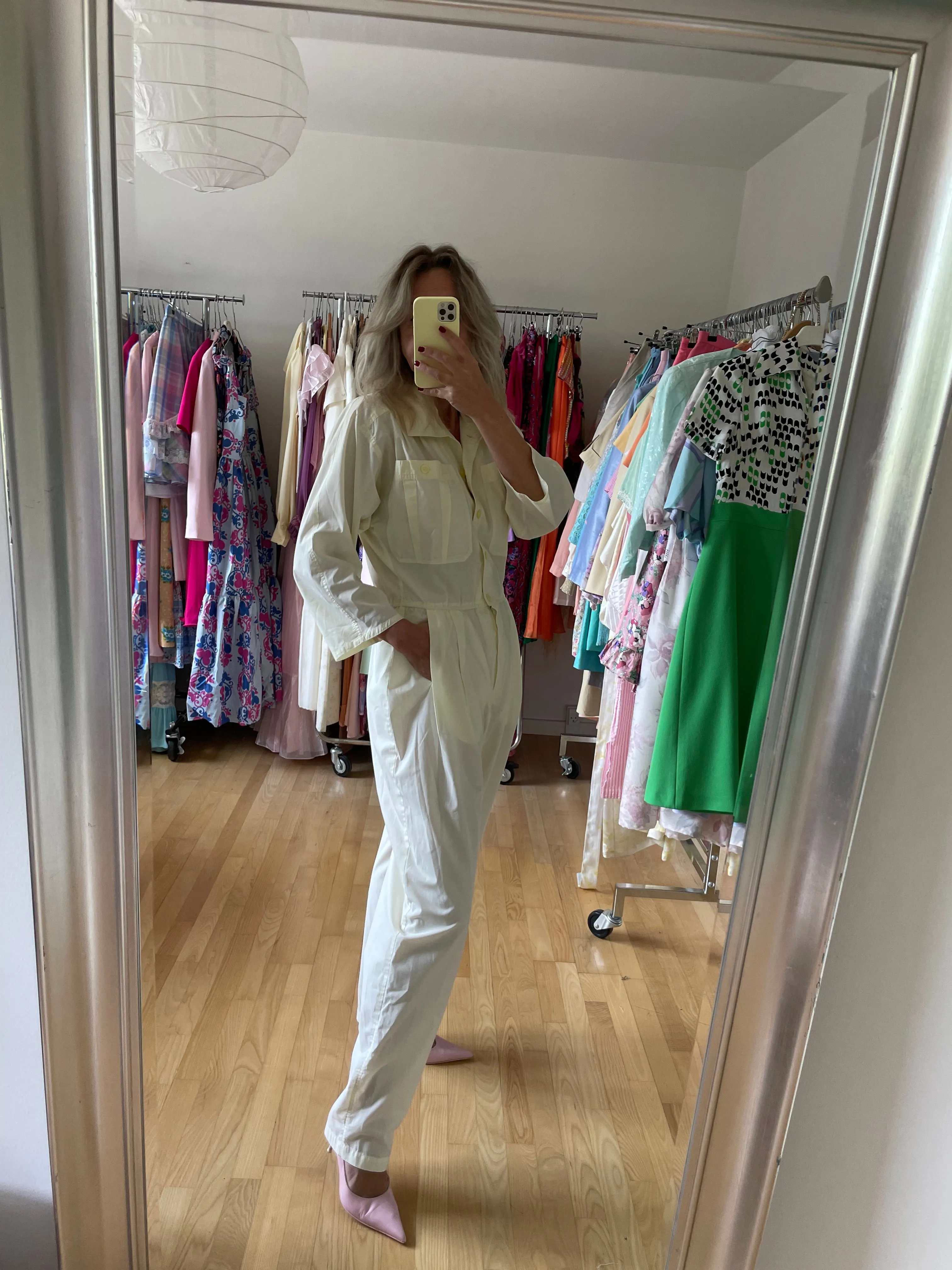 Pale Yellow Jumpsuit