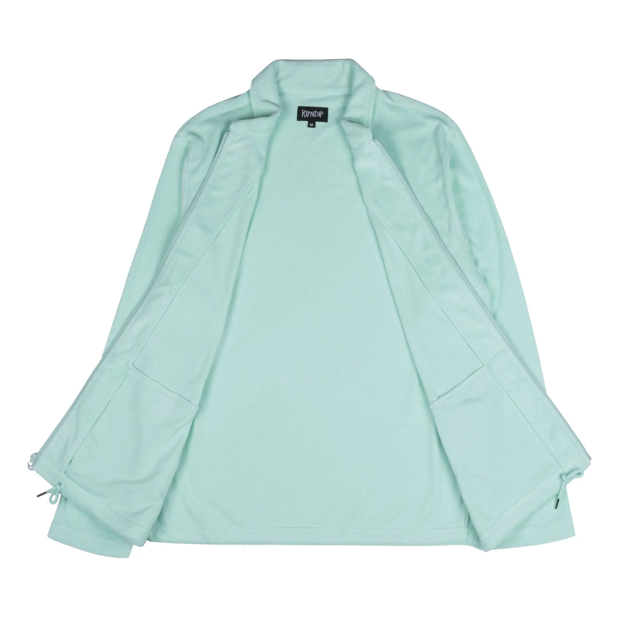 Paradise Terry Cloth Zip Up Jacket (Mint)