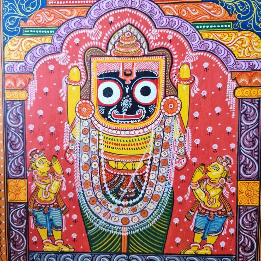 Pattachitra Eka Jagannath Painting