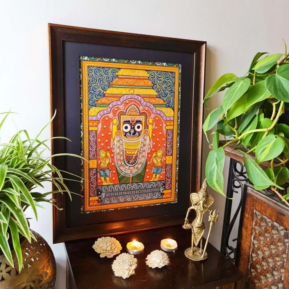 Pattachitra Eka Jagannath Painting