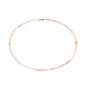 Pink Quartz Disk Chain