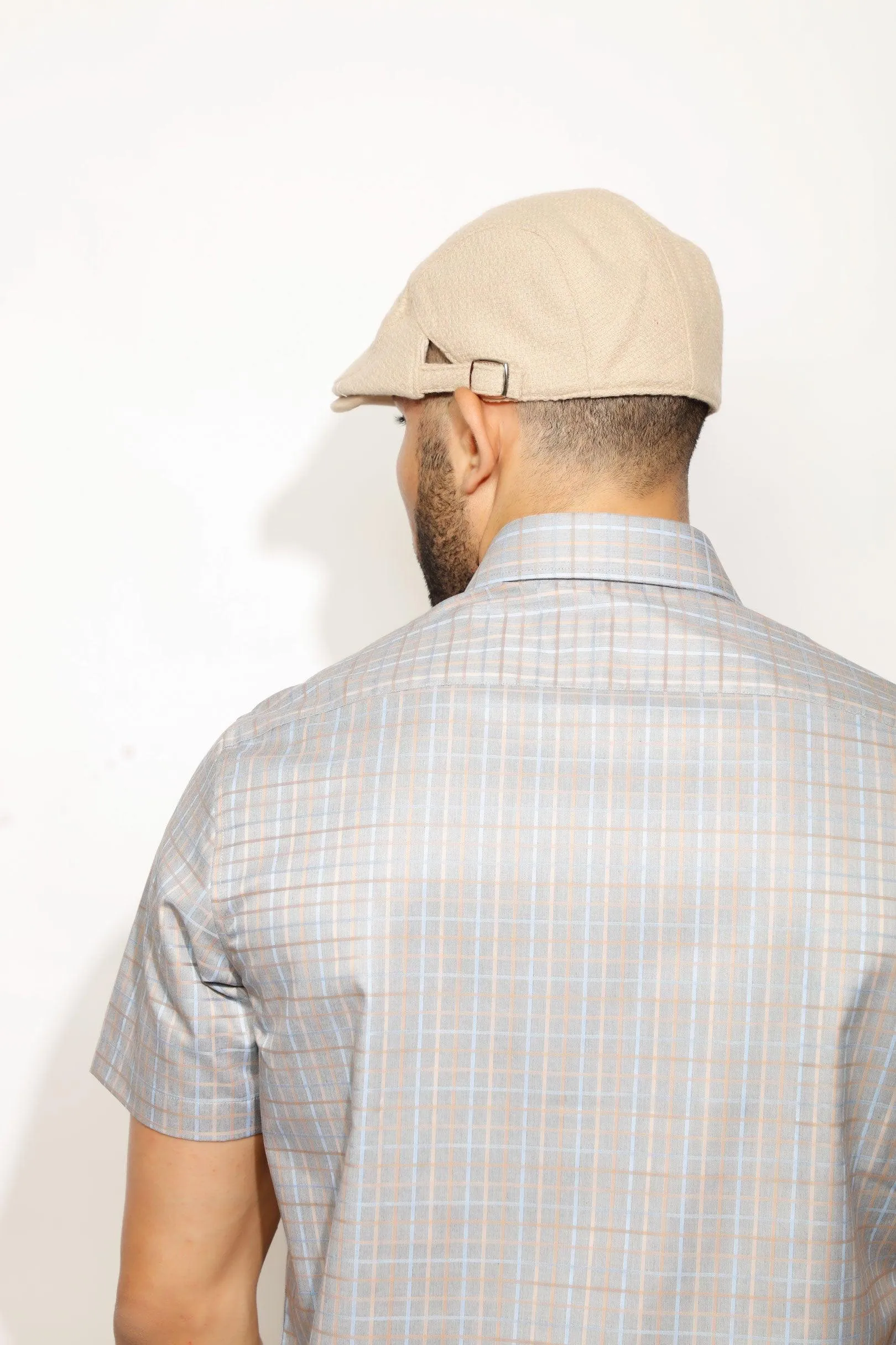 PLAIN DETAILED EQUEST_MEN'S CAP