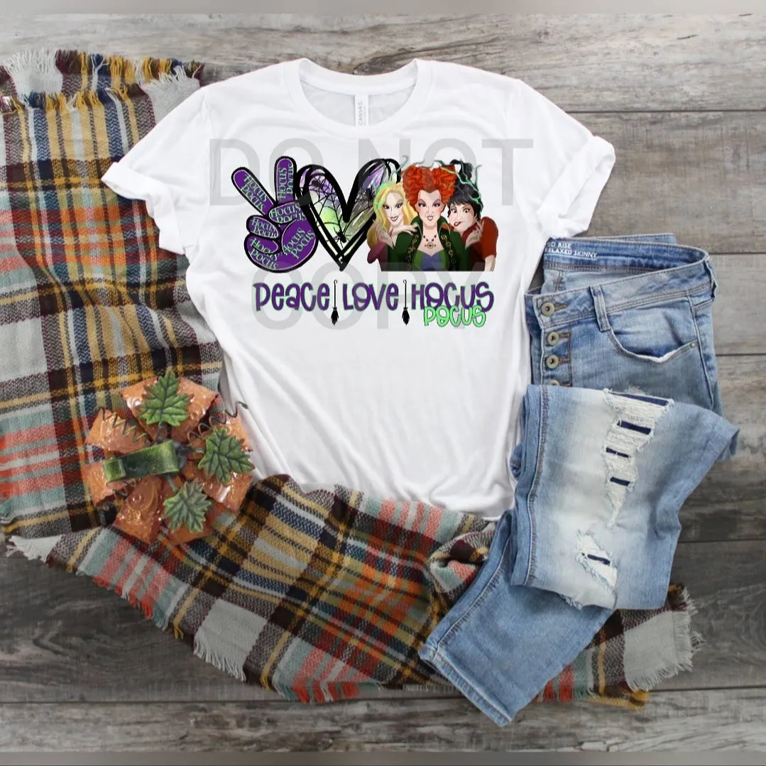 "Peace, Love, Hocus Pocus" Shirt