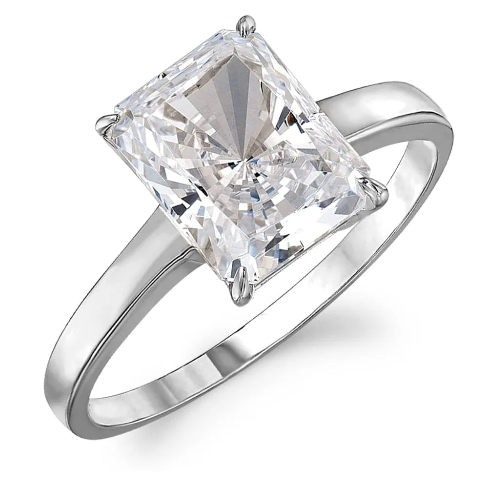 Radiant Cut Solitaire Ring