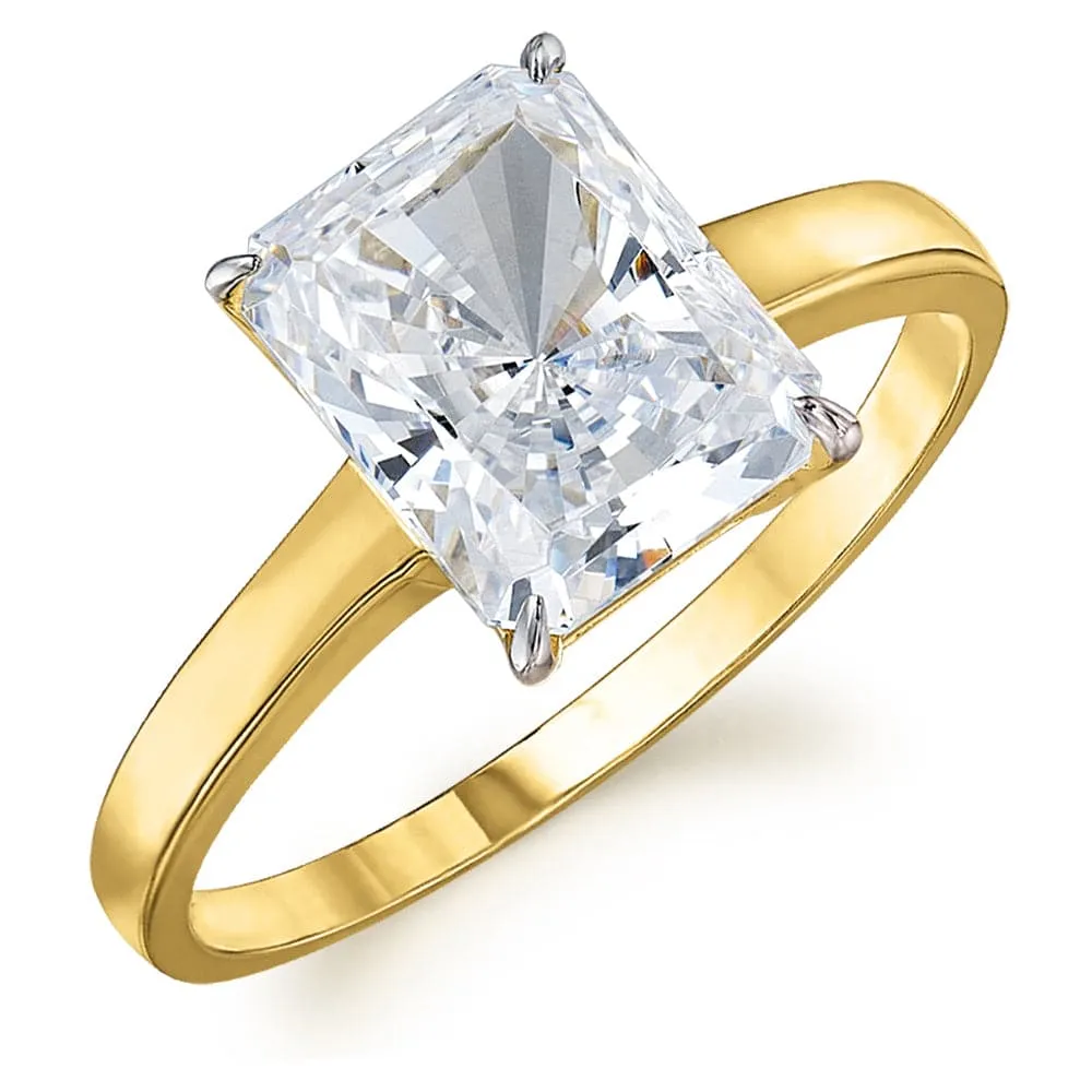 Radiant Cut Solitaire Ring