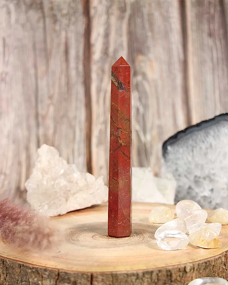 Red Jasper Obelisk